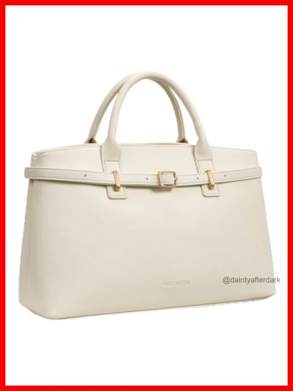 Faux Leather Satchel Bag Women Structured Handbag Work Tote Tablet